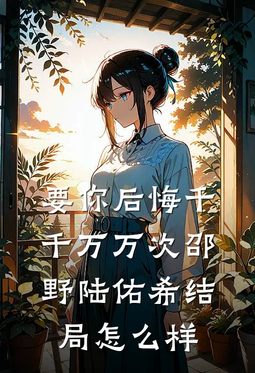 要你后悔千千万万次邵野陆佑希结局怎么样