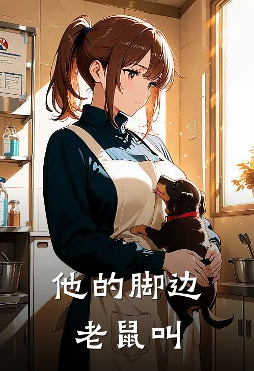 他的脚边老鼠叫