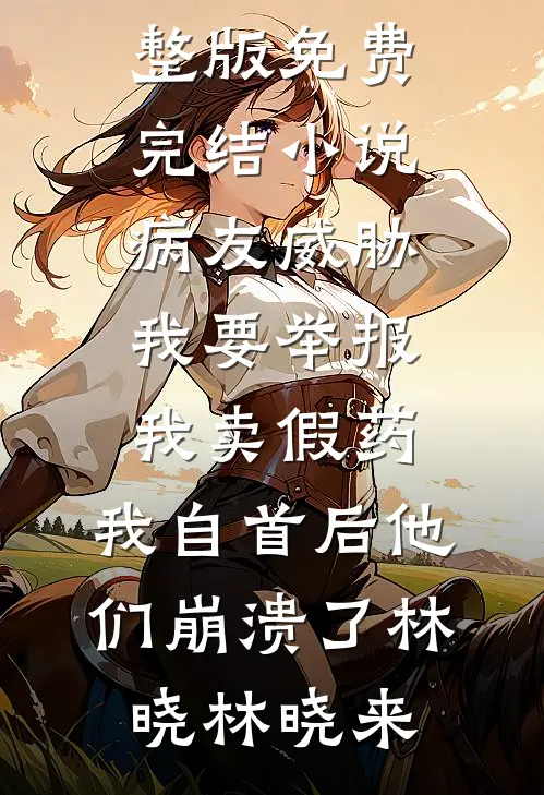 病友威胁我要举报我卖假药，我自首后他们崩溃了林晓林晓来小说完整版_免费完结小说病友威胁我要举报我卖假药，我自首后他们崩溃了林晓林晓来