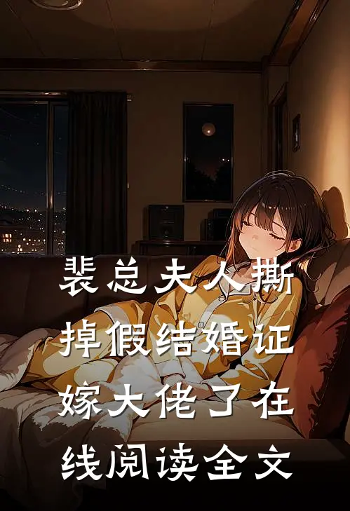 裴总夫人撕掉假结婚证嫁大佬了在线阅读全文